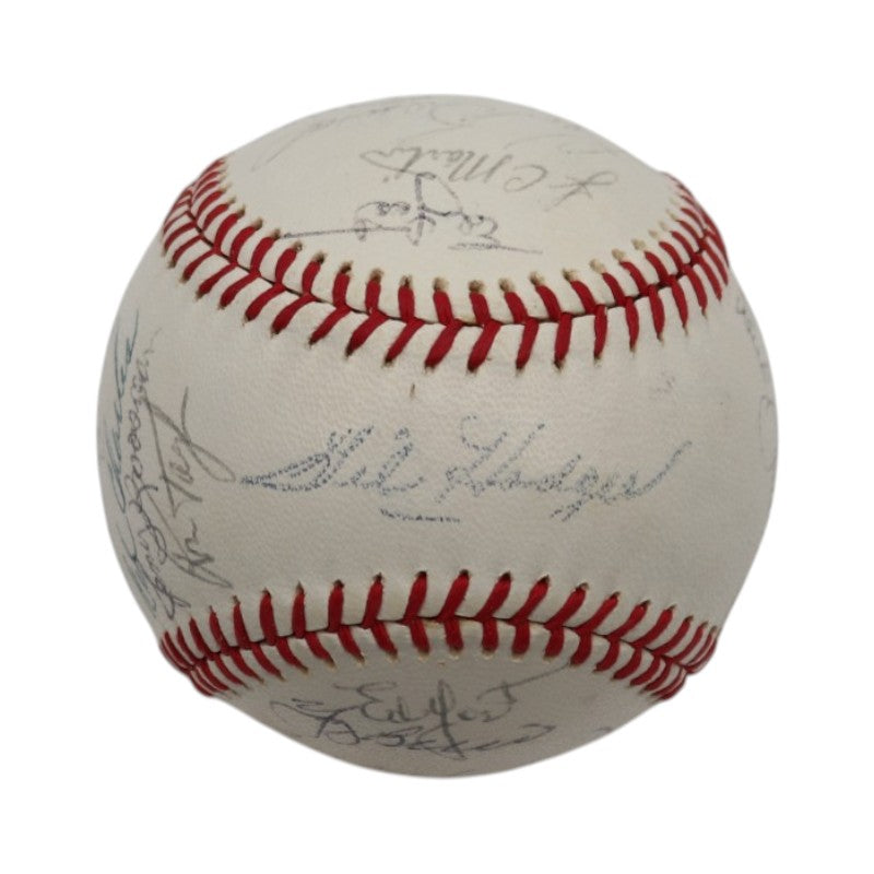 Berra Ryan Kranepool 1969 New York Mets Multi-Signed Rawlings Official Little League Baseball JSA Holo/LOA