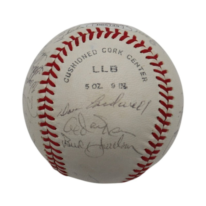 Berra Ryan Kranepool 1969 New York Mets Multi-Signed Rawlings Official Little League Baseball JSA Holo/LOA