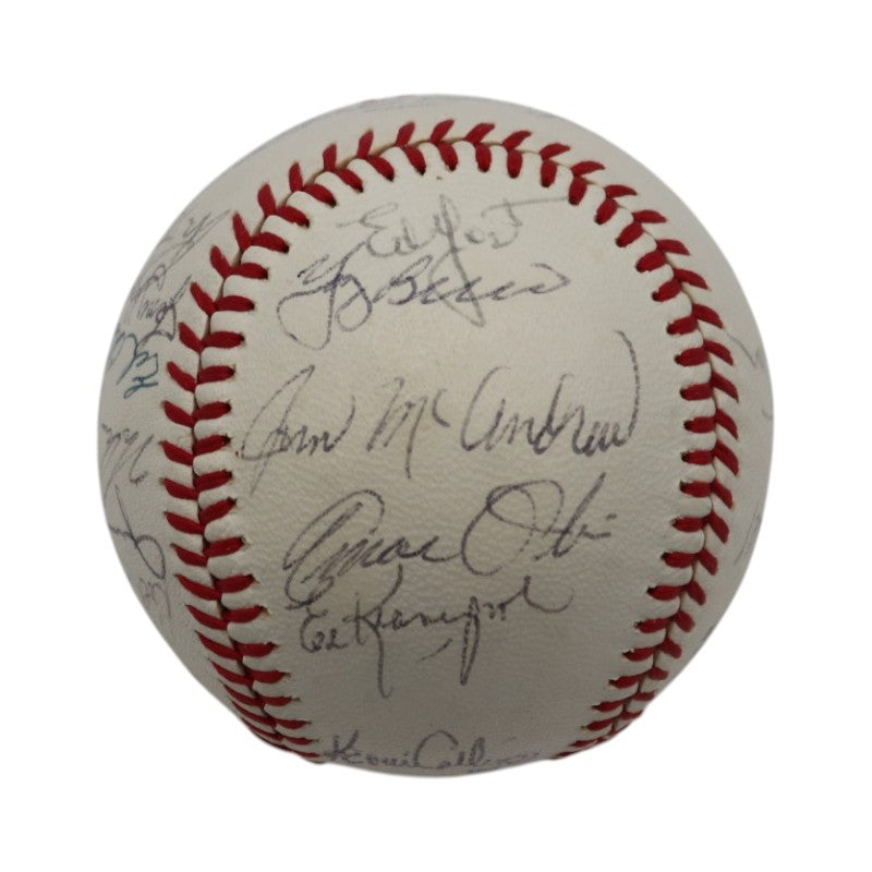 Berra Ryan Kranepool 1969 New York Mets Multi-Signed Rawlings Official Little League Baseball JSA Holo/LOA