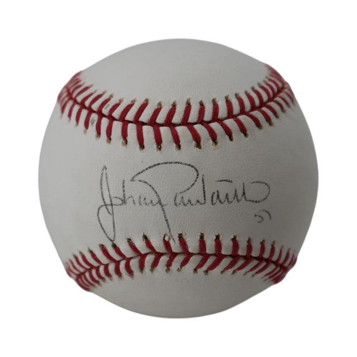 Johan Santana New York Mets Autographed OMLB Baseball MLB Holo