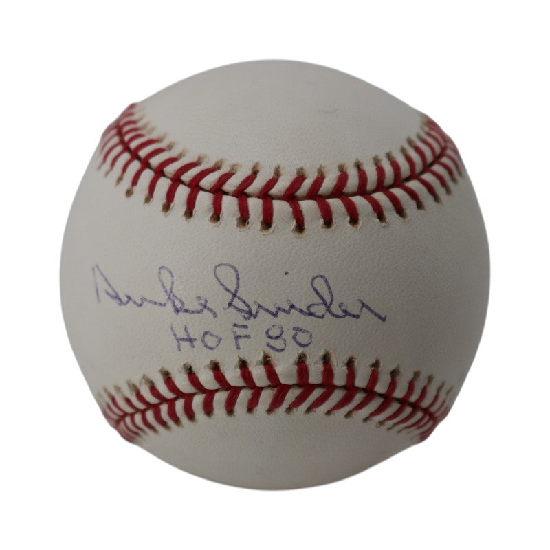 Duke Snider Los Angeles Dodgers Autographed Inscribed OMLB Baseball MLB Holo
