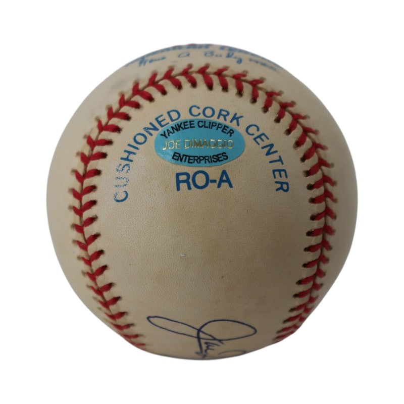 Joe DiMaggio New York Yankees Autographed OAL Baseball Yankee Clipper Ent. JD LOA