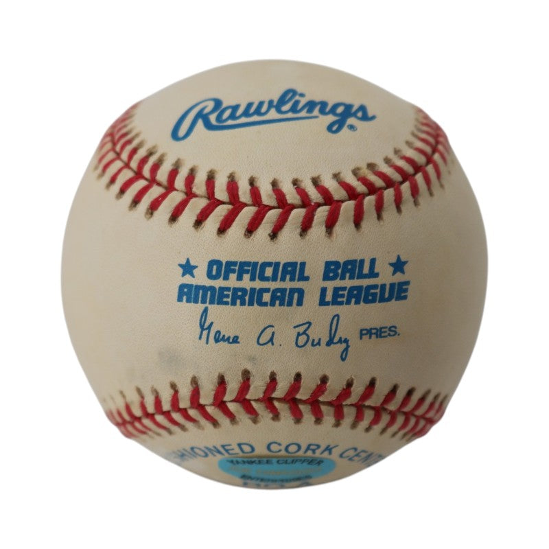 Joe DiMaggio New York Yankees Autographed OAL Baseball Yankee Clipper Ent. JD LOA