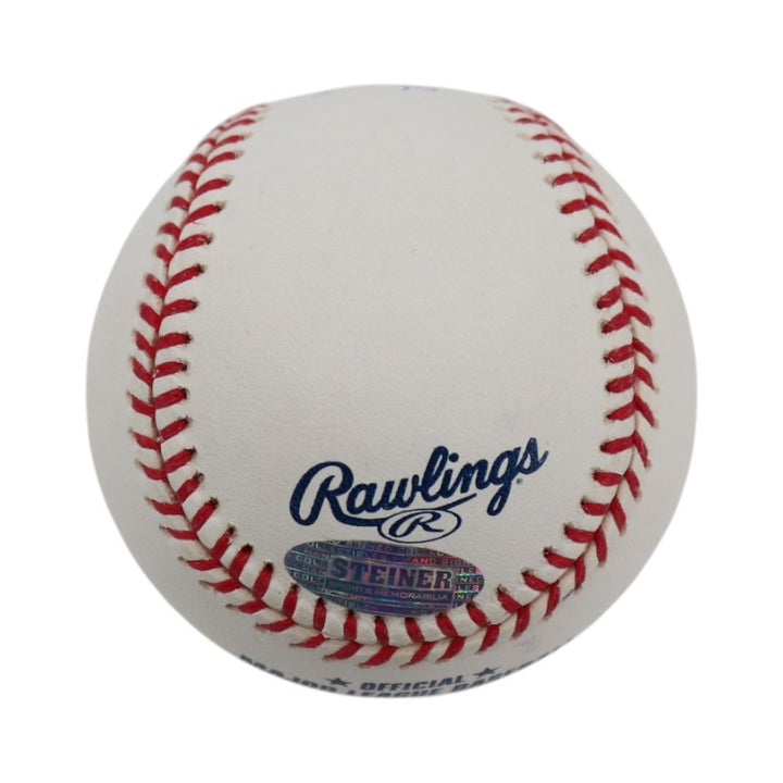 Derek Jeter New York Yankees Signed Inscribed OMLB Baseball MLB Holo/Steiner COA