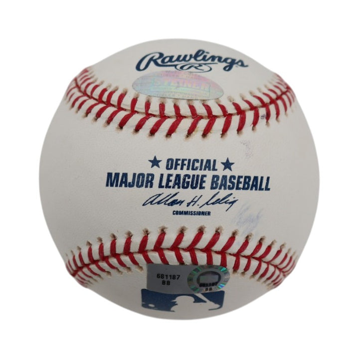 Derek Jeter New York Yankees Signed Inscribed OMLB Baseball MLB Holo/Steiner COA