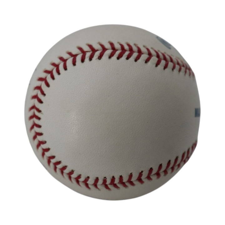 Hank Aaron Atlanta Braves Autographed Rawlings OMLB Baseball Steiner Holo