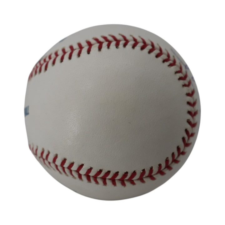 Hank Aaron Atlanta Braves Autographed Rawlings OMLB Baseball Steiner Holo