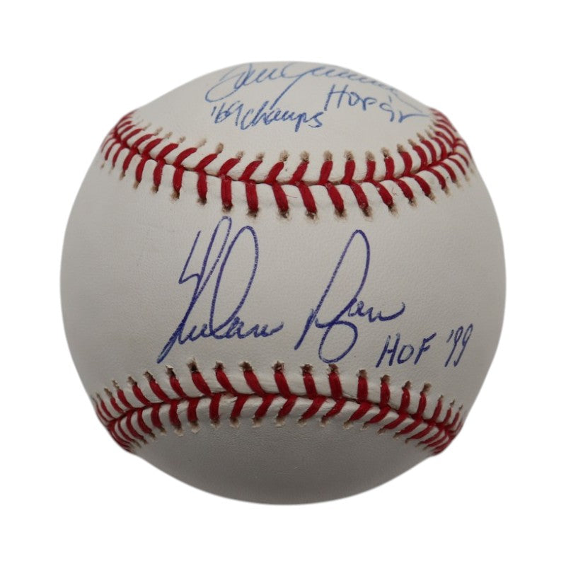 Tom Seaver Nolan Ryan NY Mets Signed Inscribed OMLB Baseball MLB Steiner Holo