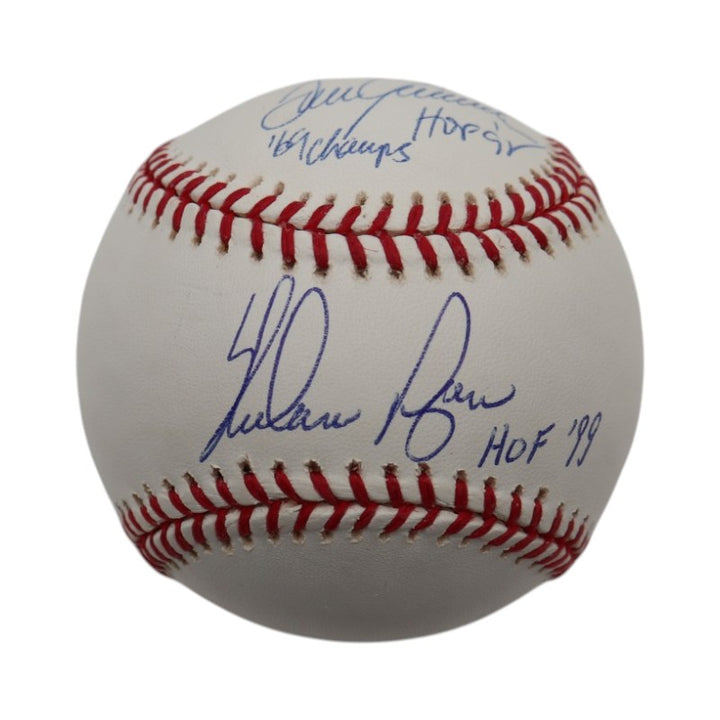 Tom Seaver Nolan Ryan NY Mets Signed Inscribed OMLB Baseball MLB Steiner Holo