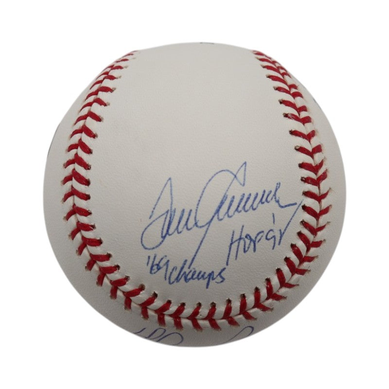 Tom Seaver Nolan Ryan NY Mets Signed Inscribed OMLB Baseball MLB Steiner Holo