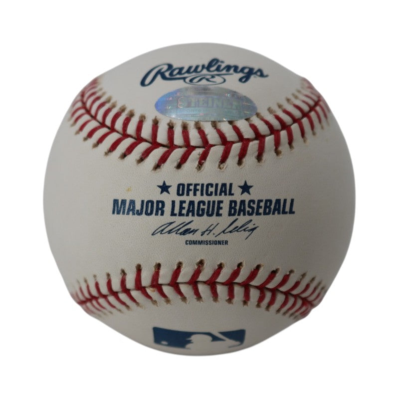 Larsen Berra New York Yankees Autographed Inscribed OMLB Baseball Steiner Holo