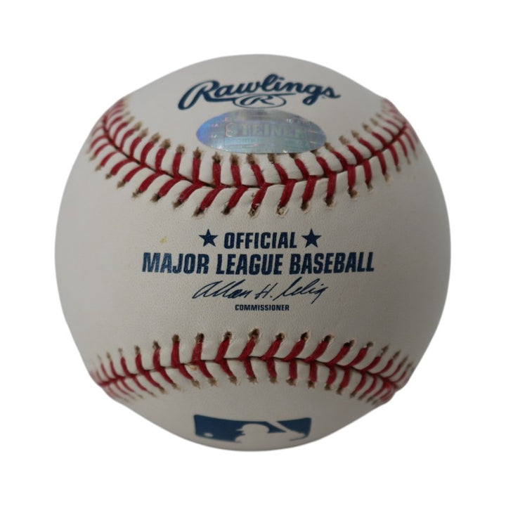 Larsen Berra New York Yankees Autographed Inscribed OMLB Baseball Steiner Holo