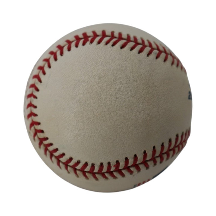 Joe Torre Rudy Giuliani Dual Signed 2001 World Series Logo Ball Steiner Holo