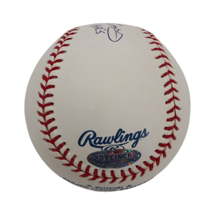 Willie McCovey San Francisco Giants Signed Inscribed OMLB Baseball Steiner COA