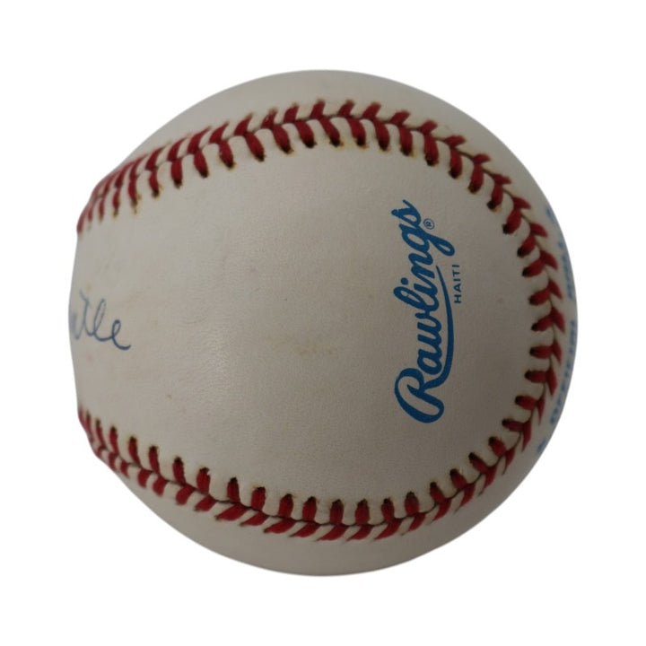 Mickey Mantle New York Yankees Autographed OAL Baseball PSA/DNA Holo