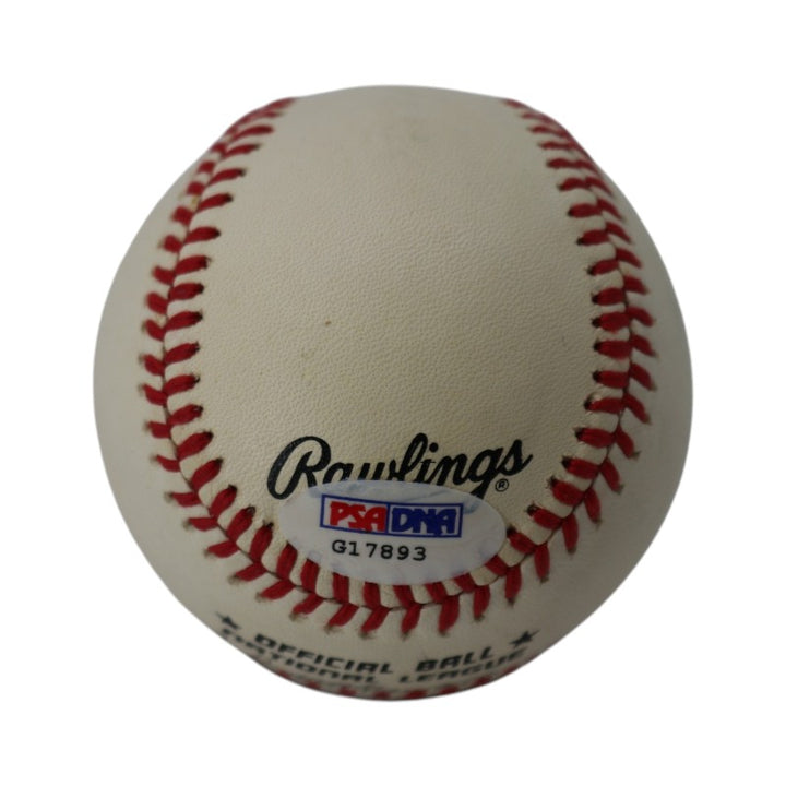 Early Wynn Senators Indians Autographed ONL Baseball PSA/DNA Holo