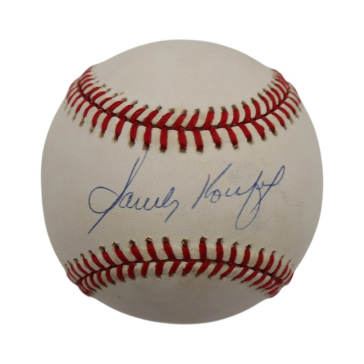 Sandy Koufax Los Angeles Dodgers Autographed ONL Baseball PSA/DNA LOA