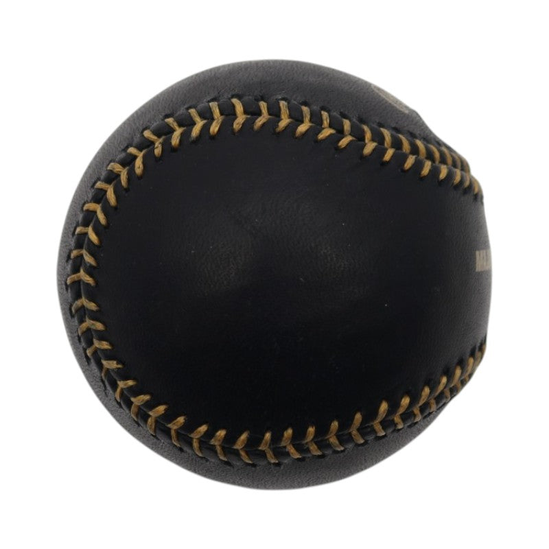 Yogi Berra NY Yankees Autographed Black Leather OMLB Baseball MLB Steiner COA