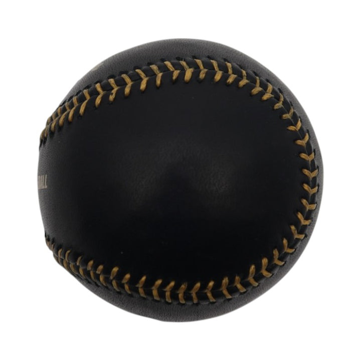 Yogi Berra NY Yankees Autographed Black Leather OMLB Baseball MLB Steiner COA