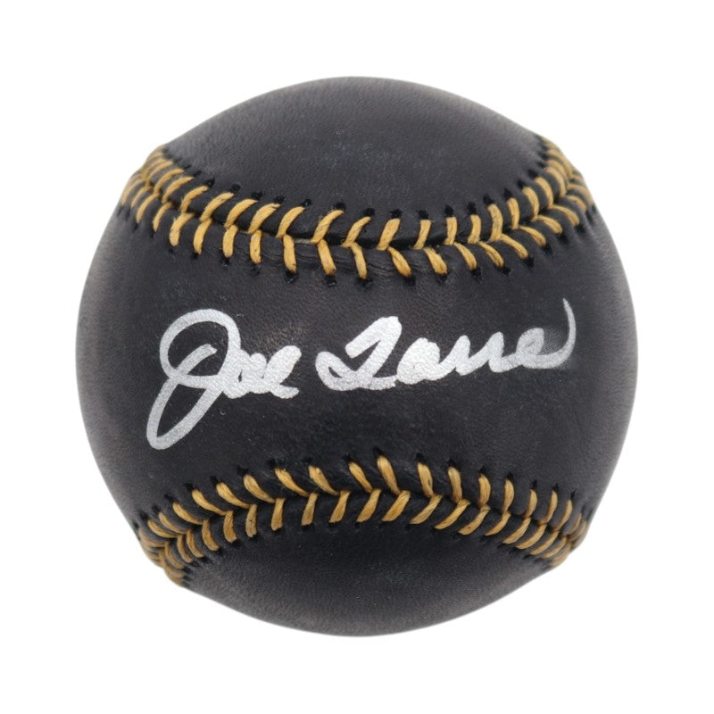 Joe Torre New York Yankees Signed Black Leather OMLB Baseball MLB Steiner COA