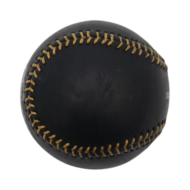 Derek Jeter New York Yankees Signed Black Leather OMLB Baseball MLB Steiner COA