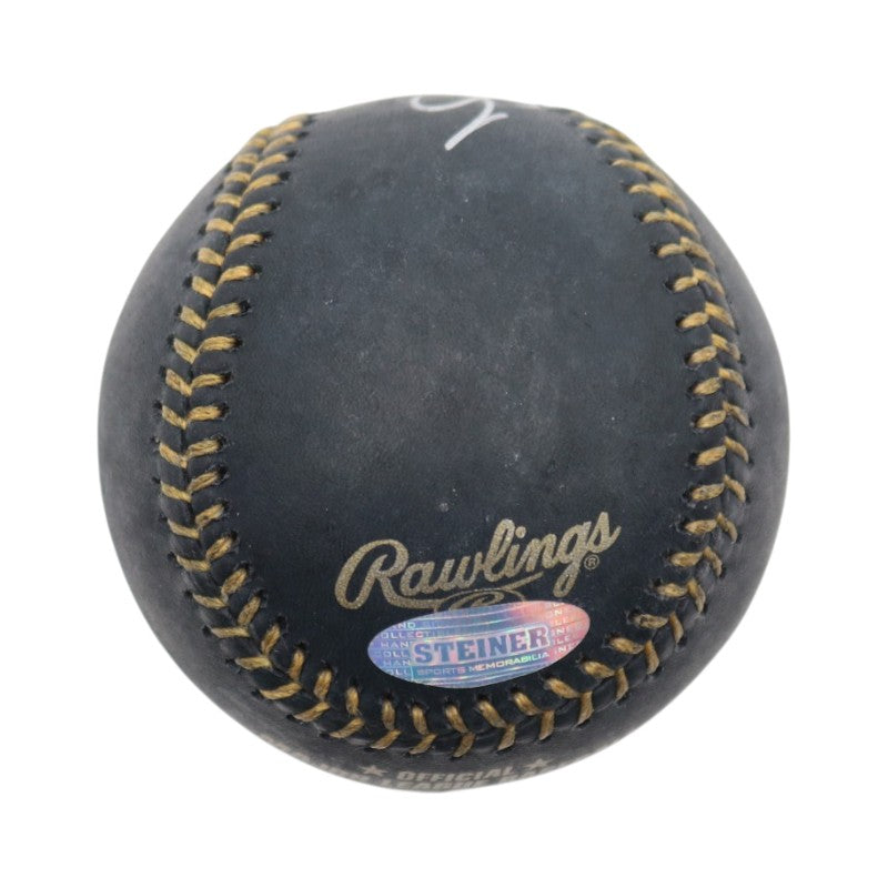 Mariano Rivera New York Yankees Signed Black Leather OMLB Baseball Steiner Holo