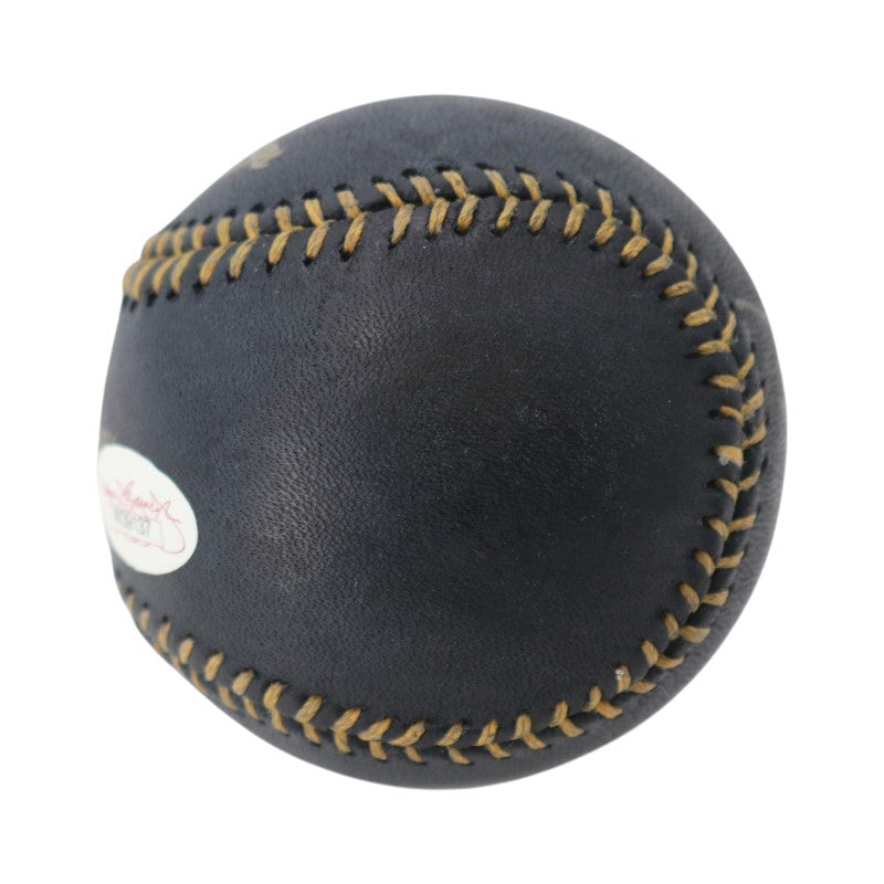 Rod Carew Minnesota Twins Autographed Black Leather OMLB Baseball JSA Holo