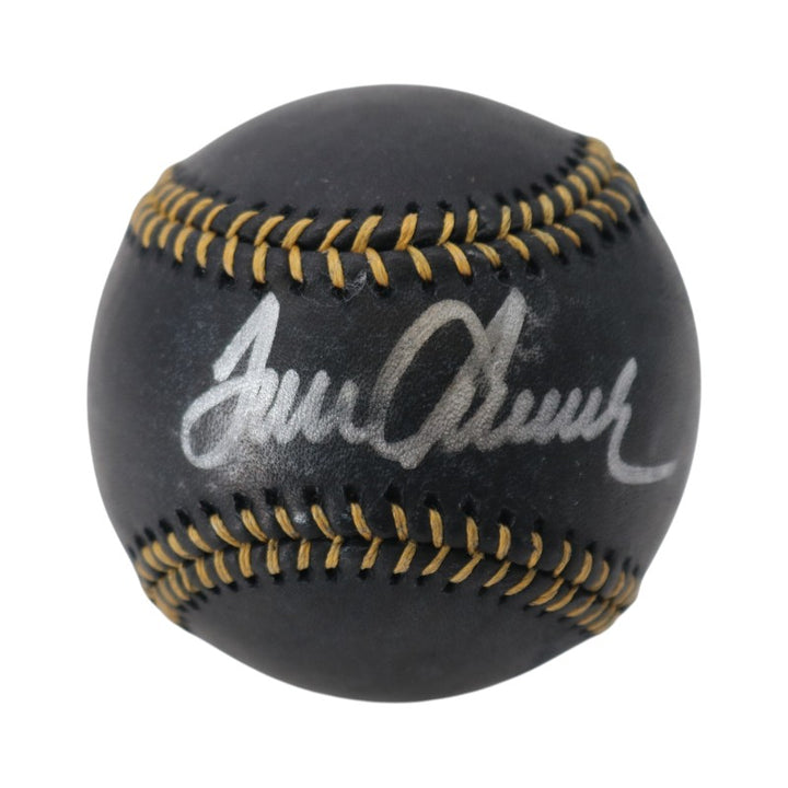 Tom Seaver NY Mets Autographed Black Leather OMLB Baseball MLB Steiner Holo