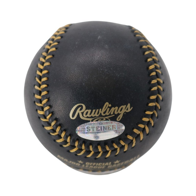 Tom Seaver NY Mets Autographed Black Leather OMLB Baseball MLB Steiner Holo