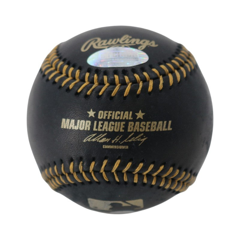 Tom Seaver NY Mets Autographed Black Leather OMLB Baseball MLB Steiner Holo