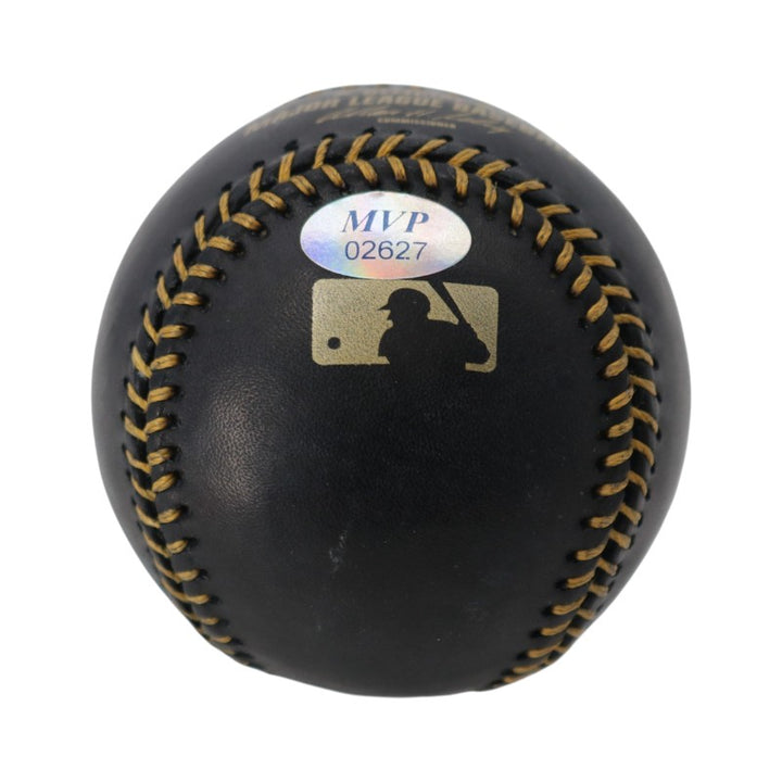 Alex Rodriguez NY Yankees Signed Inscribed Black Leather OMLB Baseball MVP Holo