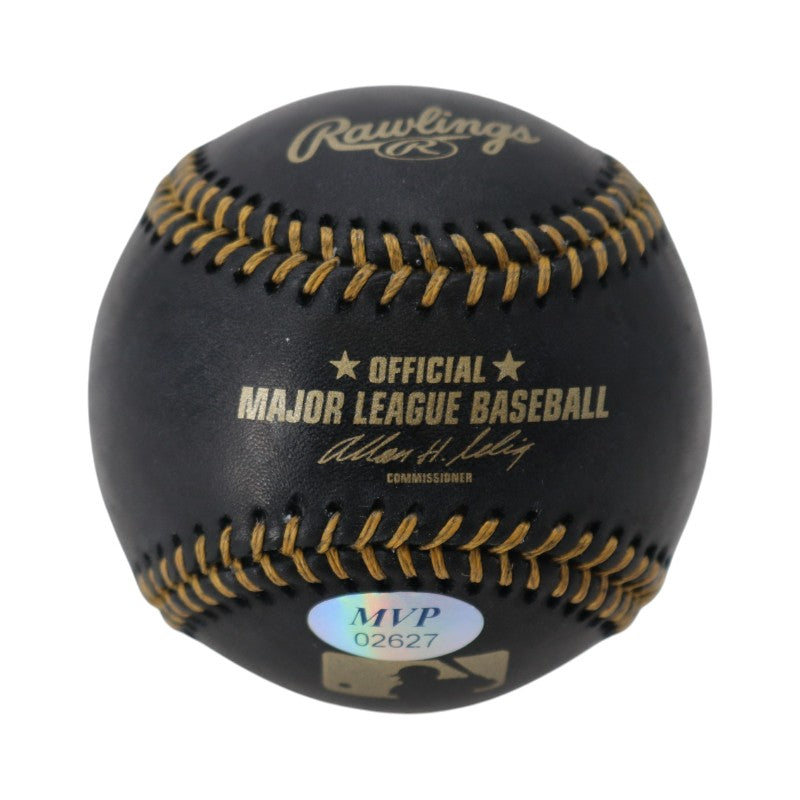 Alex Rodriguez NY Yankees Signed Inscribed Black Leather OMLB Baseball MVP Holo