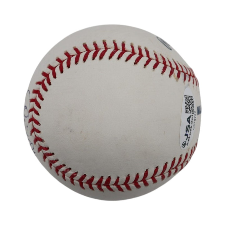 Cleon Jones New York Mets Autographed Inscribed Rawlings OMLB Baseball JSA COA