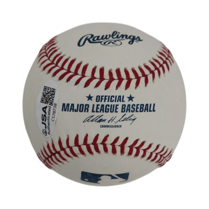 Daniel Murphy New York Mets Autographed Rawlings OMLB Baseball JSA COA