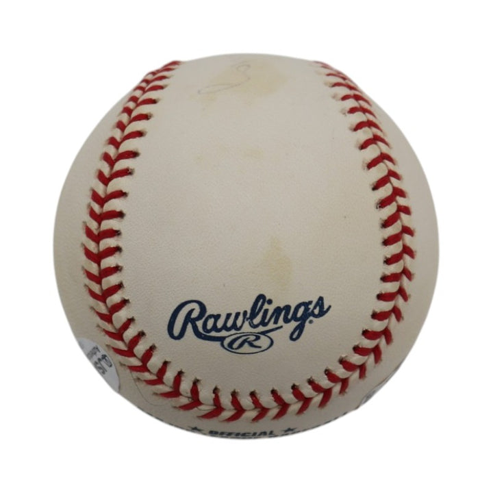 Eddie Murray Baltimore Orioles Autographed Inscribed OMLB Baseball JSA COA