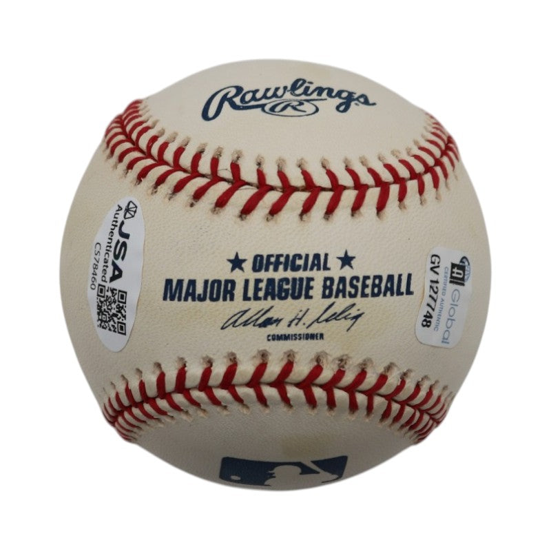 Eddie Murray Baltimore Orioles Autographed Inscribed OMLB Baseball JSA COA