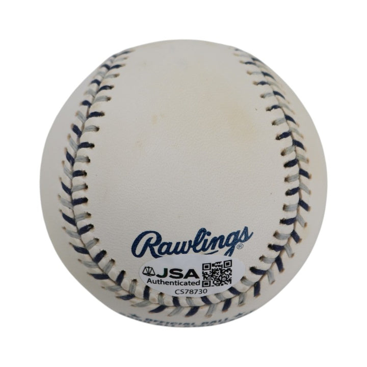 Francisco Rodriguez Anaheim Angels Signed Rawlings 2008 ASG Logo Baseball JSA COA