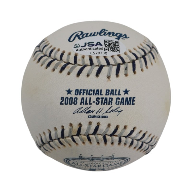 Francisco Rodriguez Anaheim Angels Signed Rawlings 2008 ASG Logo Baseball JSA COA