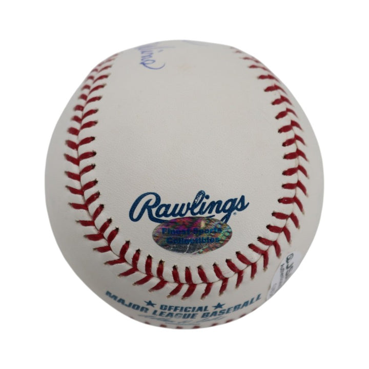 Jerry Koosman New York Mets Autographed Inscribed Rawlings OMLB Baseball JSA COA
