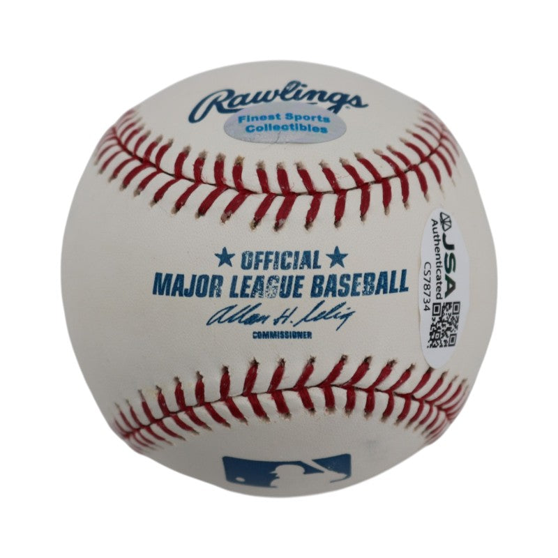 Jerry Koosman New York Mets Autographed Inscribed Rawlings OMLB Baseball JSA COA