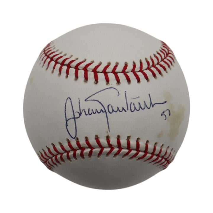Johan Santana New York Mets Autographed Rawlings OMLB Baseball JSA COA#CS78461