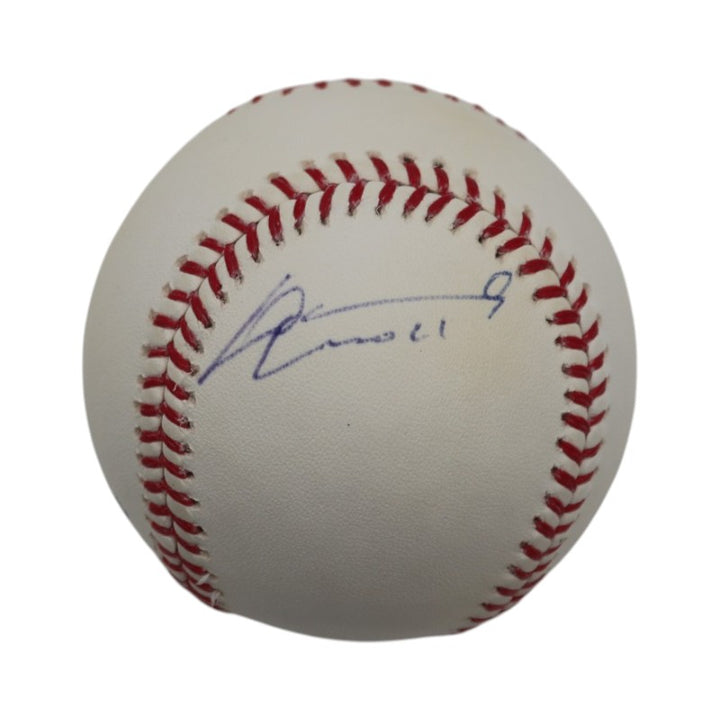 Livan Hernandez Marlins Mets Autographed Rawlings OMLB Baseball JSA COA