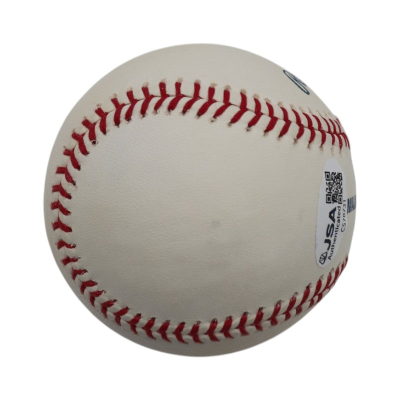 Livan Hernandez Marlins Mets Autographed Rawlings OMLB Baseball JSA COA