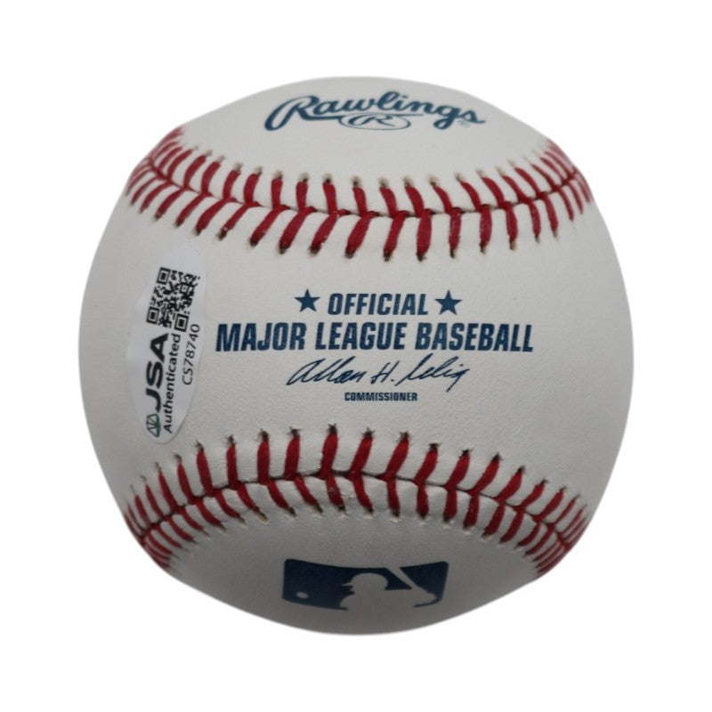 Mariano Rivera NY Yankees Autographed Inscribed Rawlings OMLB Baseball JSA COA