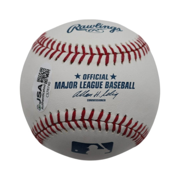 Mariano Rivera NY Yankees Autographed Inscribed Rawlings OMLB Baseball JSA COA
