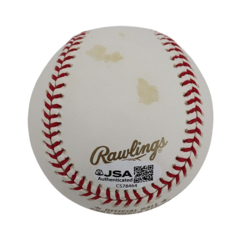 Mike Lowell Boston Red Sox Autographed Inscribed 2007 WS Baseball JSA COA