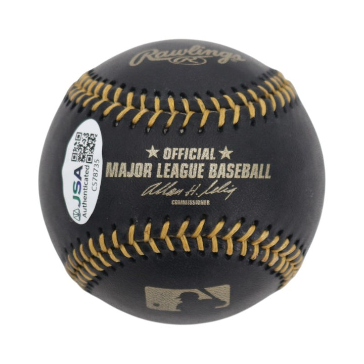 Paul O'Neill NY Yankees Autographed Black Leather Rawlings OMLB Baseball JSA COA