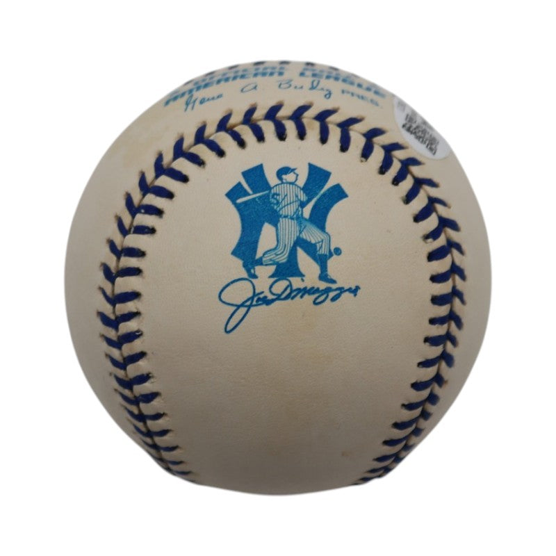 Ralph Houk NY Yankees Signed Rawlings OAL Baseball w/ Joe DiMaggio Logo JSA COA