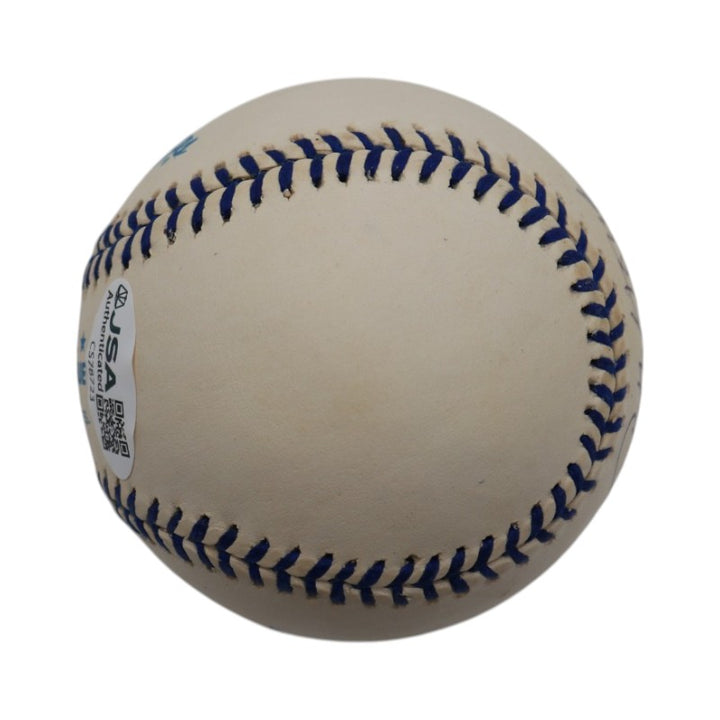 Ralph Houk NY Yankees Signed Rawlings OAL Baseball w/ Joe DiMaggio Logo JSA COA