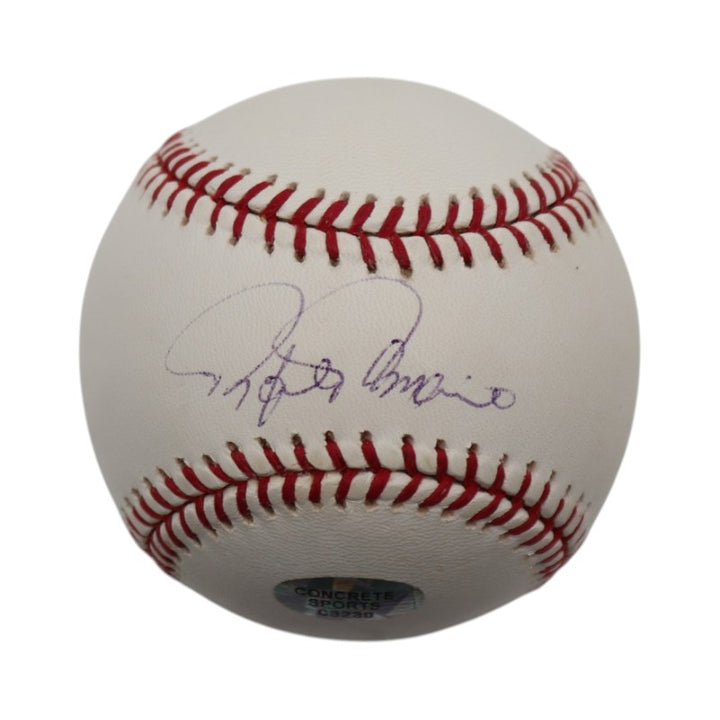 Rafael Palmeiro Texas Rangers Autographed Rawlings OMLB Baseball JSA COA